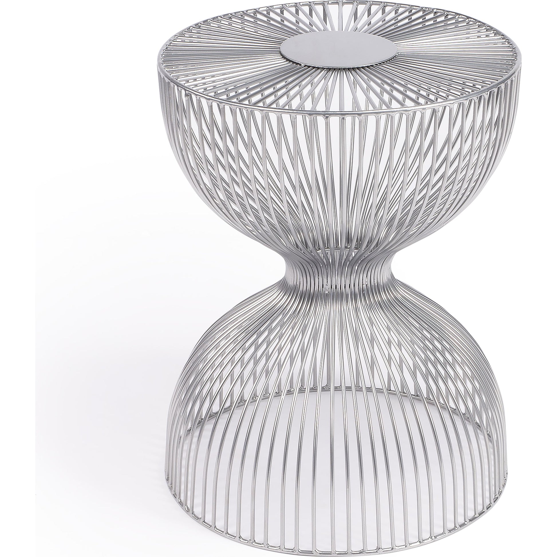 Nicholas End Table by Butler Specialty Company in metalworks. Made from iron in a modern style.