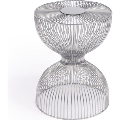 Nicholas End Table by Butler Specialty Company in metalworks. Made from iron in a modern style.