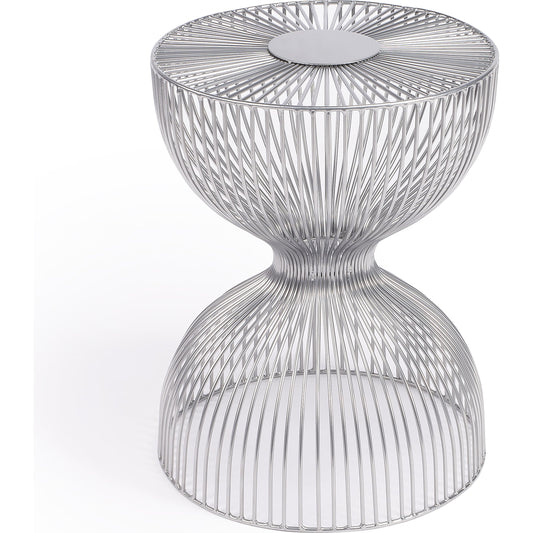 Nicholas End Table by Butler Specialty Company in metalworks. Made from iron in a modern style.