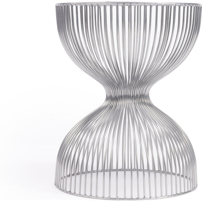 Nicholas End Table by Butler Specialty Company in metalworks. Made from iron in a modern style.