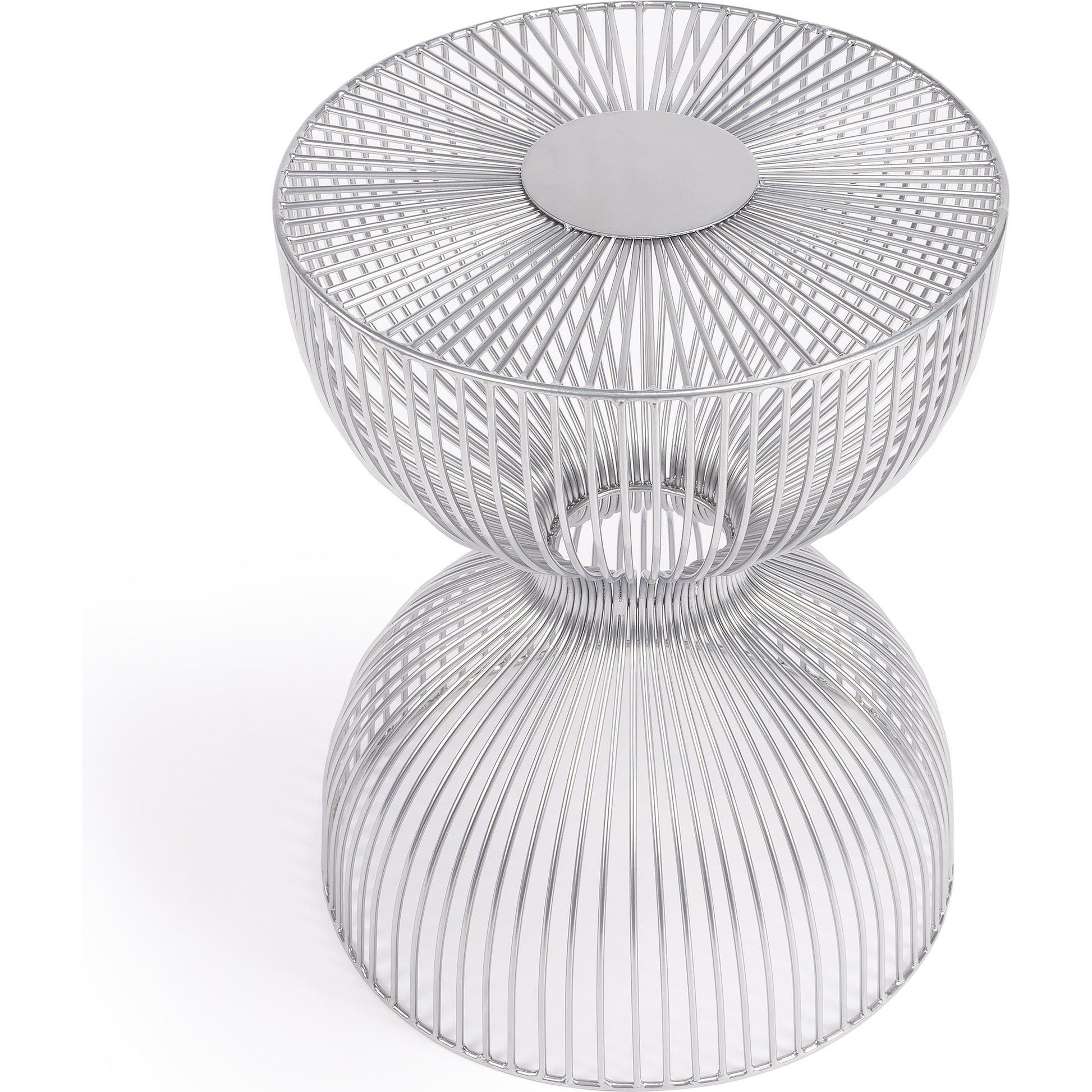 Nicholas End Table by Butler Specialty Company in metalworks. Made from iron in a modern style.