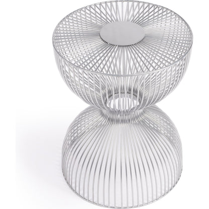 Nicholas End Table by Butler Specialty Company in metalworks. Made from iron in a modern style.