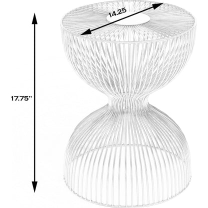 Nicholas End Table by Butler Specialty Company in metalworks. Made from iron in a modern style.