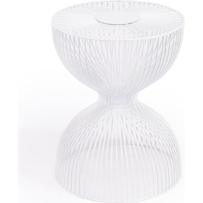 Nicholas End Table by Butler Specialty Company in metalworks. Made from iron in a modern style.