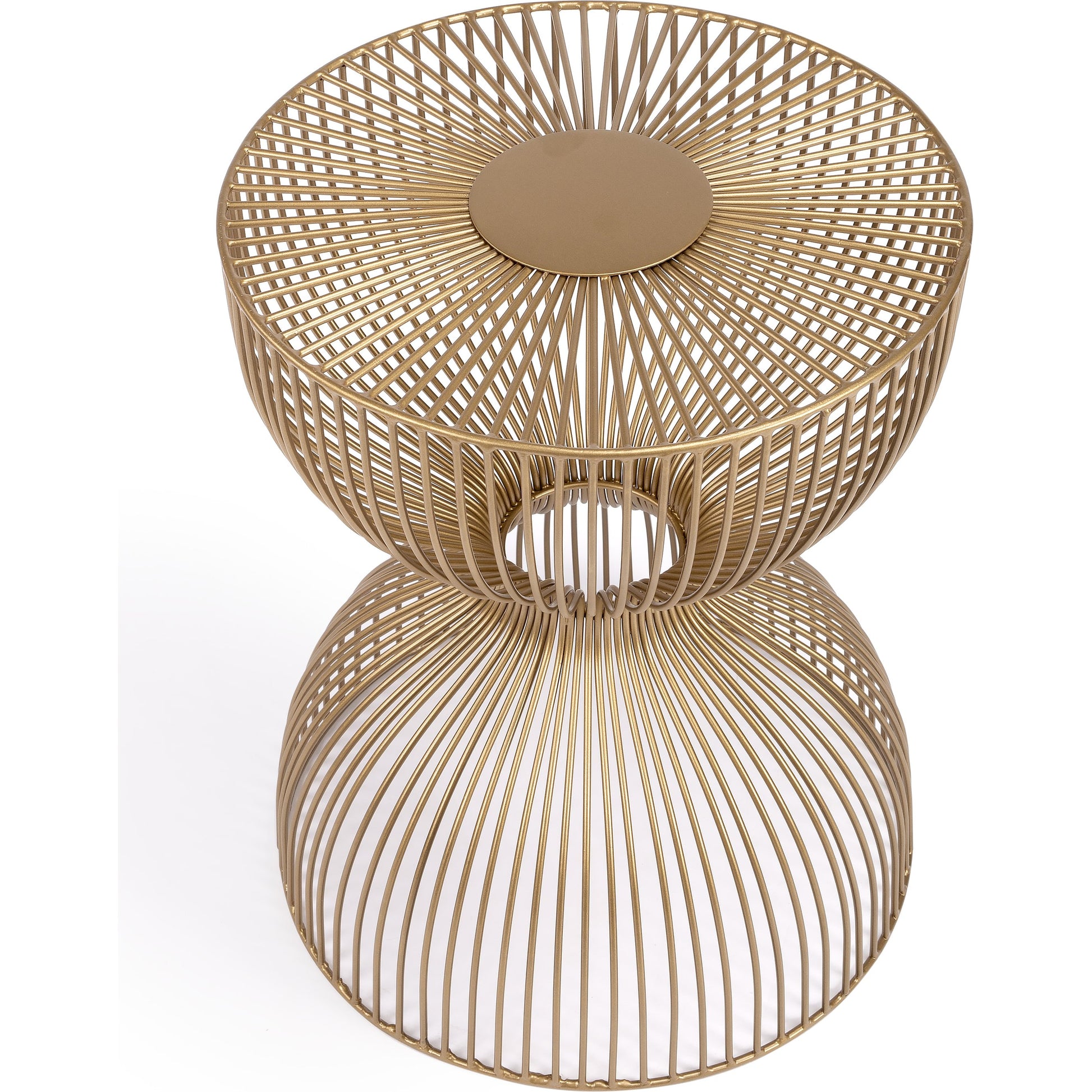 Nicholas End Table by Butler Specialty Company in metalworks. Made from iron in a modern style.