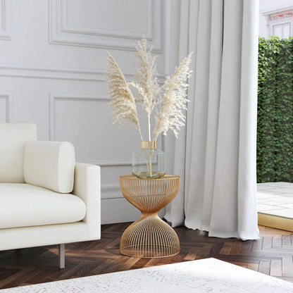 Nicholas End Table by Butler Specialty Company in metalworks. Made from iron in a modern style.