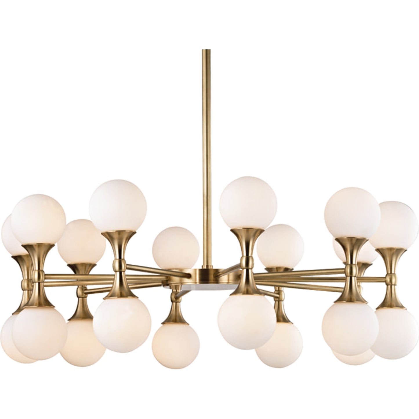004 S-309927 | Additional Silo | Astoria Chandelier by Hudson Valley in aged brass. Made from steel in a modern style.