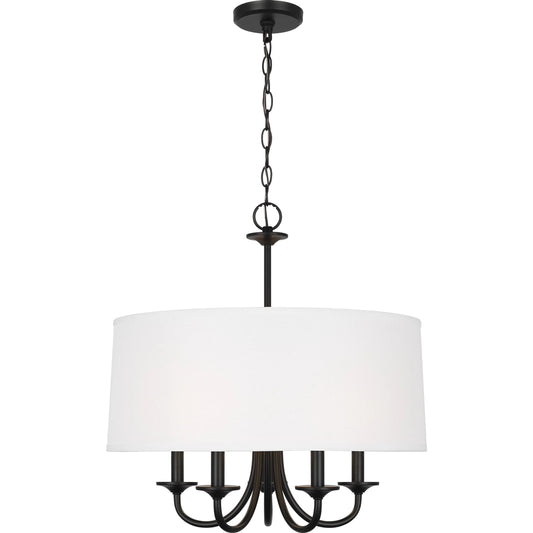 Seville Five Light Shade Chandelier by Visual Comfort & Co.. Made from steel in a unique style.
