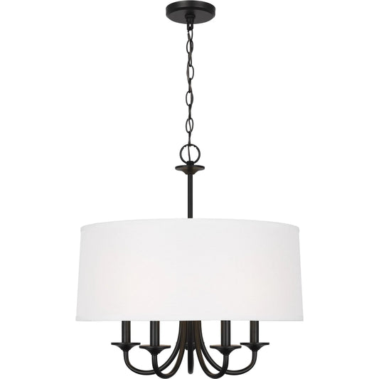 Seville Five Light Shade Chandelier by Visual Comfort & Co.. Made from steel in a unique style.