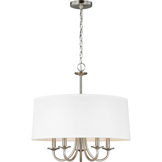 Seville Five Light Shade Chandelier by Visual Comfort & Co.. Made from steel in a unique style.