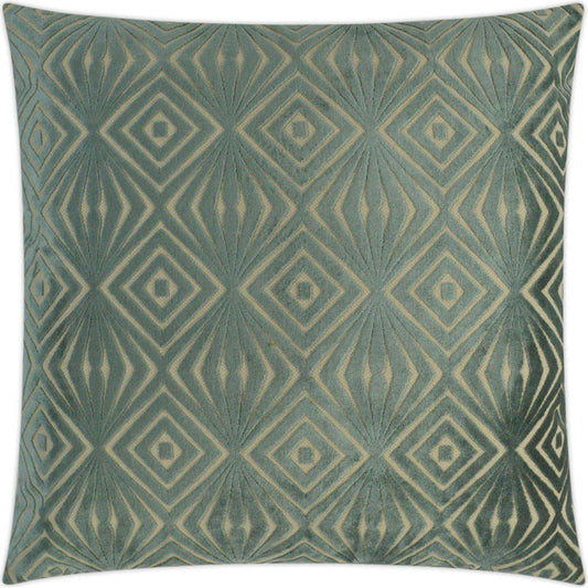 Gee Oh by DV Kap Home in mist, spa. Made from 50% viscose, 28% polyester, 22% cotton in a modern style.