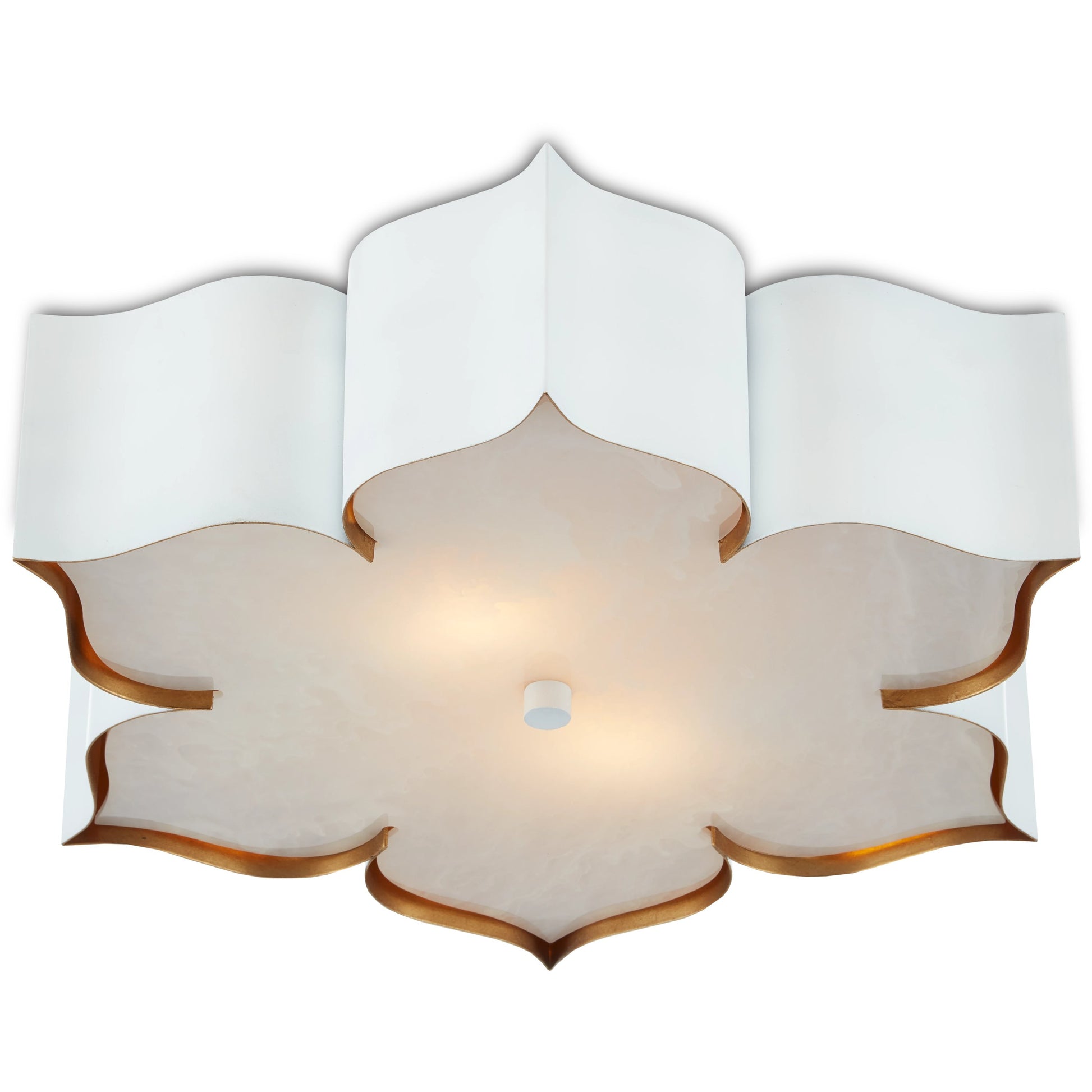 Grand Lotus Flush Mount by Currey and Company. Made from unique in a modern style.