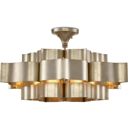Grand Lotus Chandelier by Currey and Company. Made from unique in a modern style.