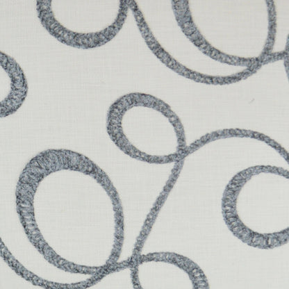 Okeefe Pillow by DV Kap Home in slate. Made from 100% cotton in a transitional style.