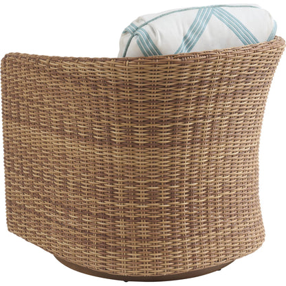 Swivel Occassional Chair by Tommy Bahama Outdoor in 3350 dark brown. Made from unique in a unique style.