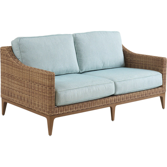 Palm Desert Poolside Loveseat by Tommy Bahama Outdoor in 3350 dark brown. Made from unique in a unique style.