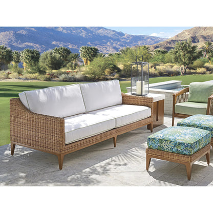 Palm Desert Poolside Sofa by Tommy Bahama Outdoor in 3350 dark brown. Made from unique in a unique style.