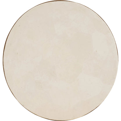 Palm Desert Poolside Round End Table by Tommy Bahama Outdoor in white agate. Made from unique in a unique style.