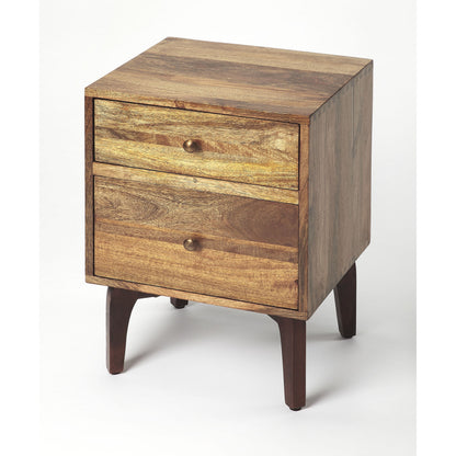 Nuance Loft Chairside Chest by Butler Specialty Company in light brown and butler loft. Made from mango wood, mdf in a modern style.