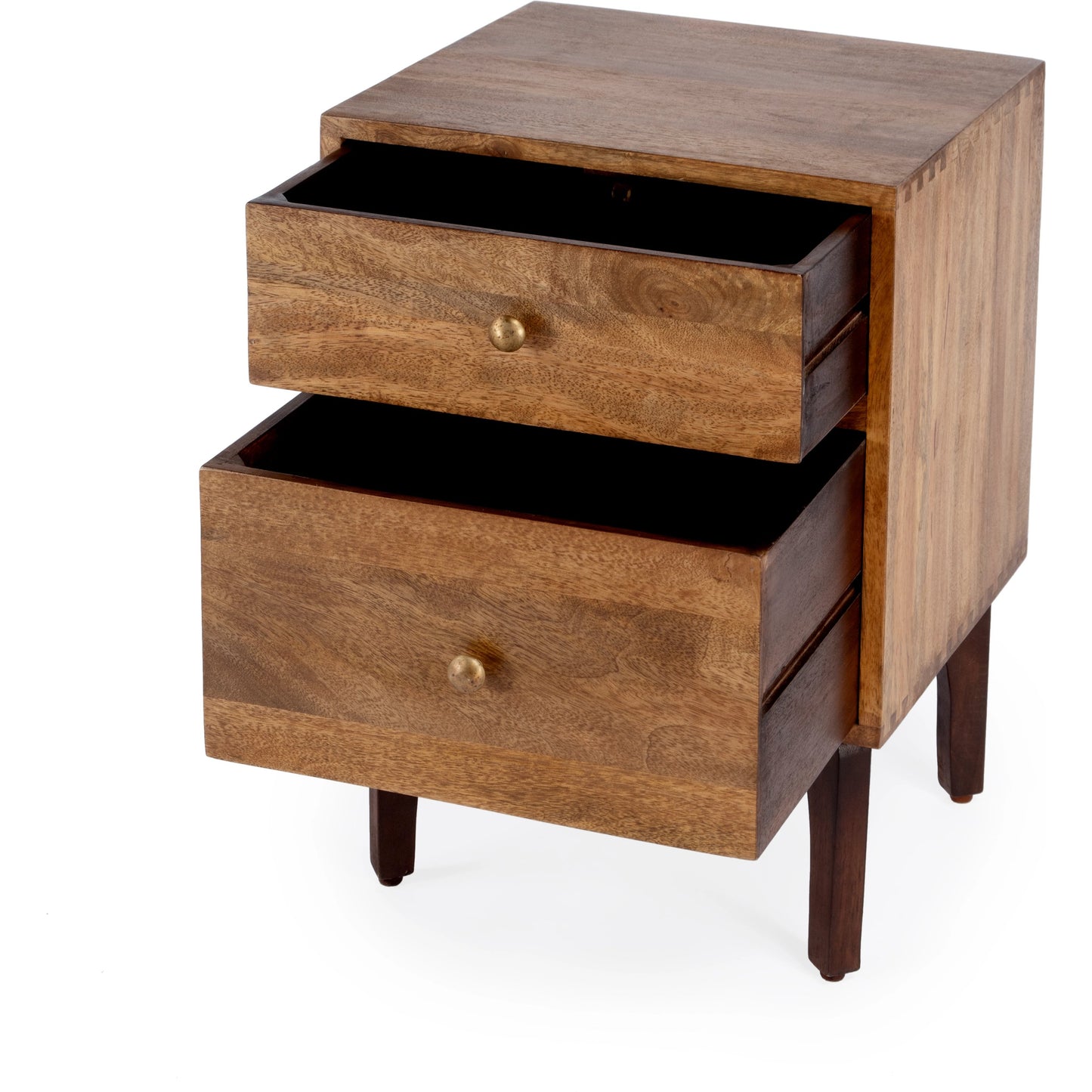 011 O-BUTLER-3347140 | Additional Silo | Nuance Loft Chairside Chest by Butler Specialty Company in light brown and butler loft. Made from mango wood, mdf in a modern style.