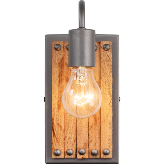 Ella Jane Wall by Varaluz in new bronze. Made from honey wood in a rustic style.