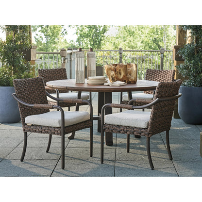 Kilimanjaro Dining Arm Chair by Tommy Bahama Outdoor in tobacco. Made from unique in a unique style.
