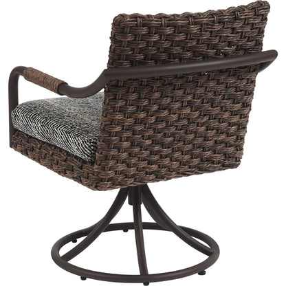Kilimanjaro Swivel Rocker Black Dining Chair by Tommy Bahama Outdoor. Made from unique in a unique style.