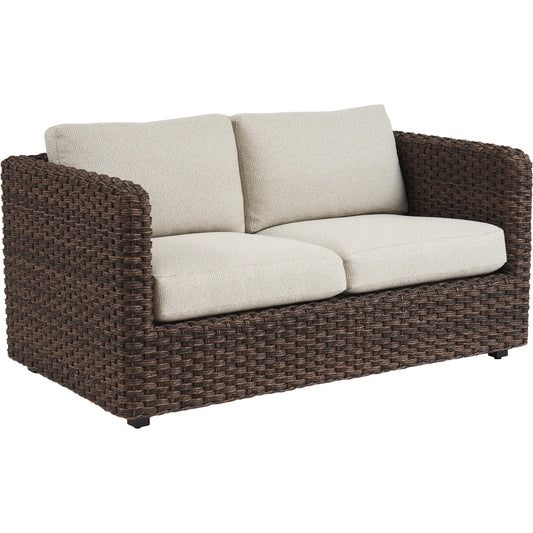 Kilimanjaro Love Seat by Tommy Bahama Outdoor in tobacco. Made from unique in a unique style.