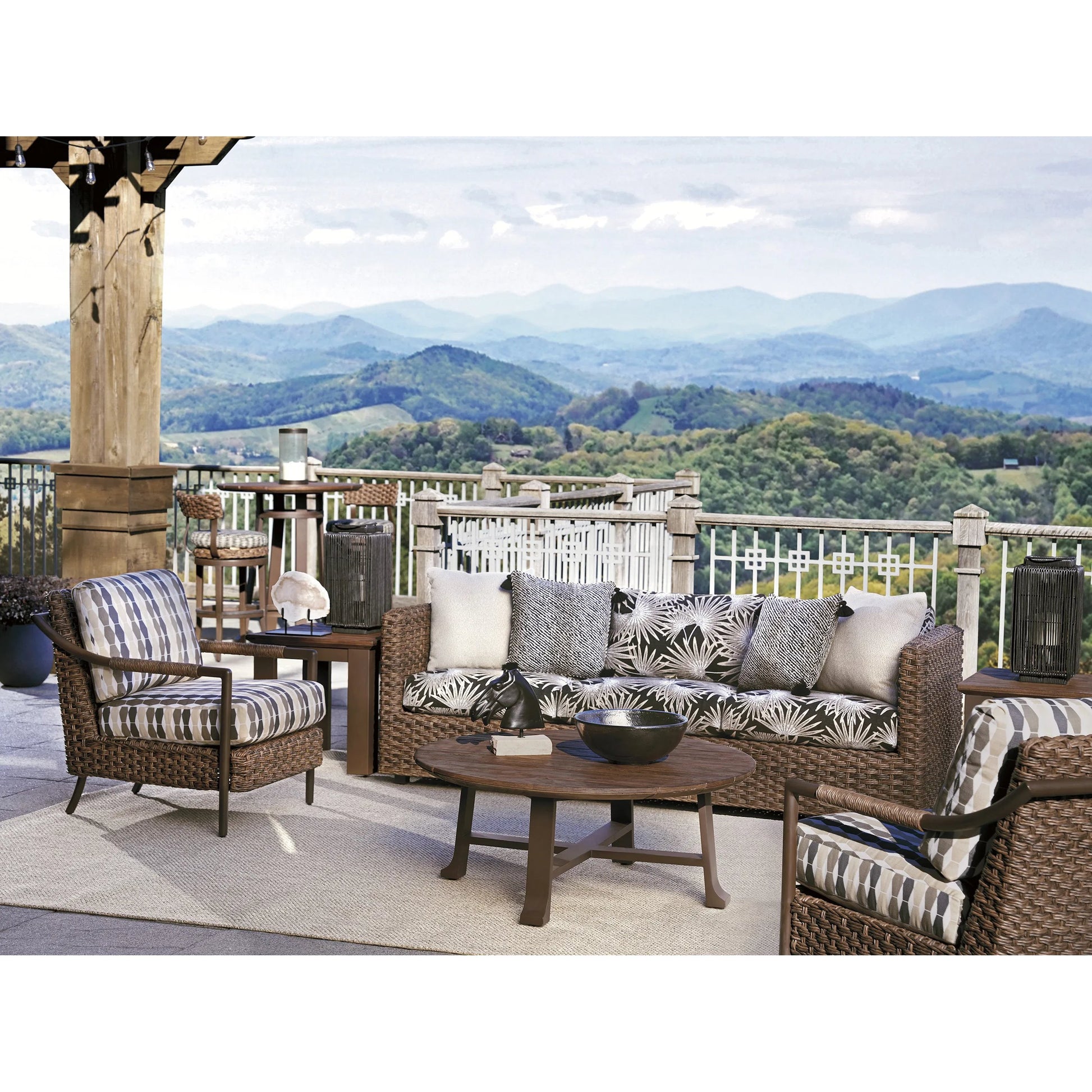 Kilimanjaro Occasional Chair by Tommy Bahama Outdoor in tobacco. Made from unique in a unique style.