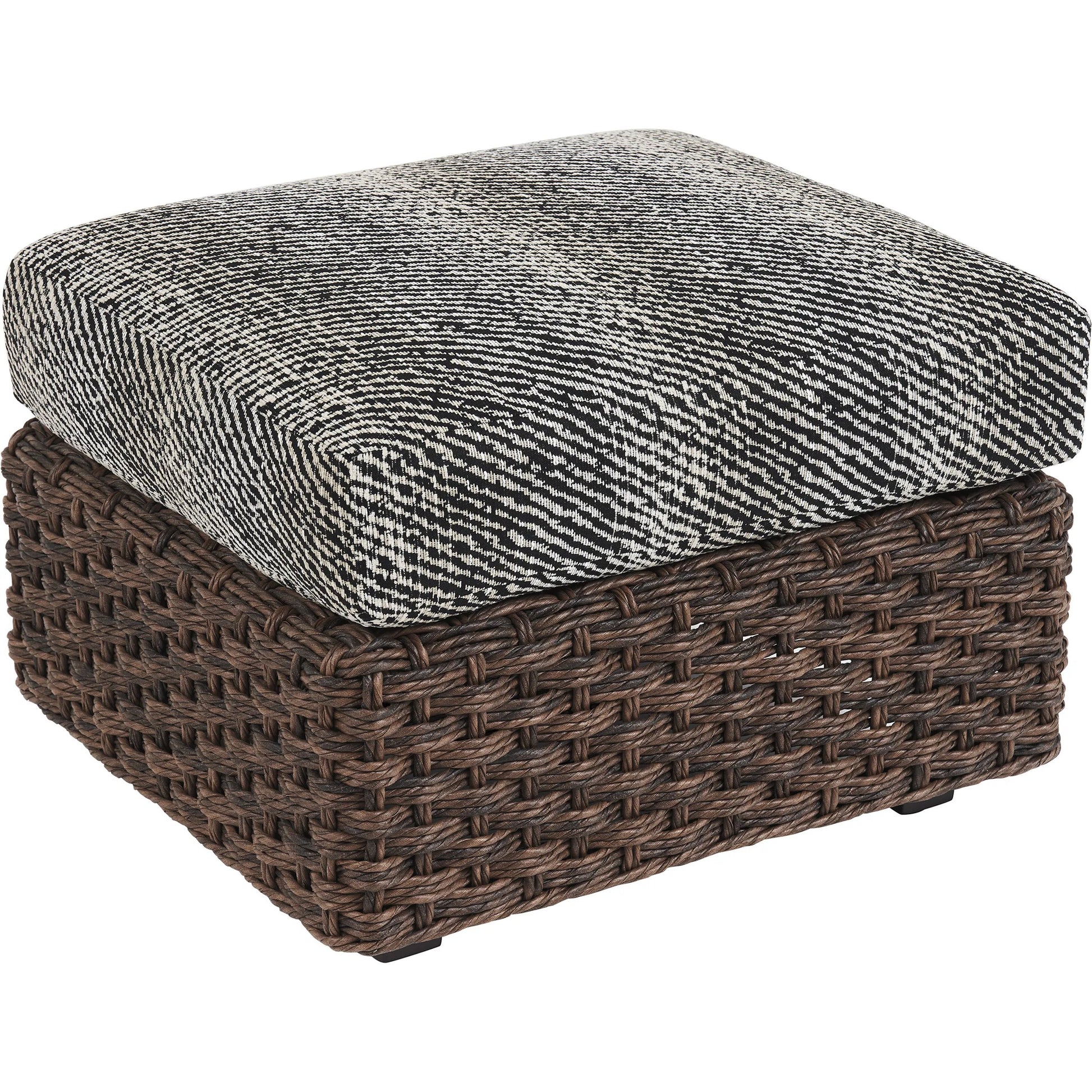 Kilimanjaro Ottoman by Tommy Bahama Outdoor in tobacco. Made from unique in a unique style.