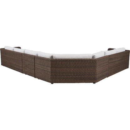 Kilimanjaro Sectional Sofa by Tommy Bahama Outdoor in tobacco. Made from unique in a unique style.