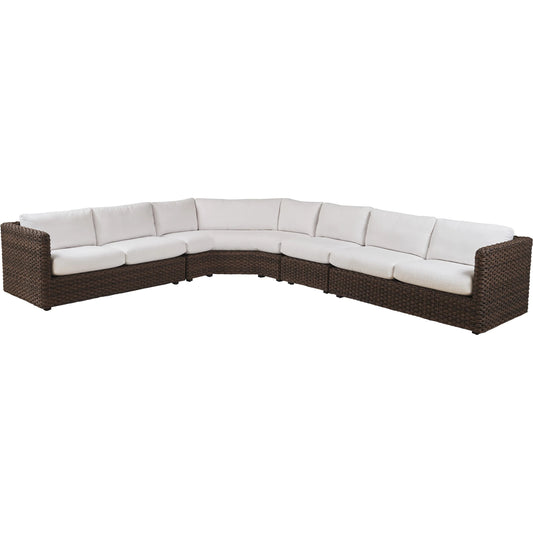 Kilimanjaro Sectional Sofa by Tommy Bahama Outdoor in tobacco. Made from unique in a unique style.