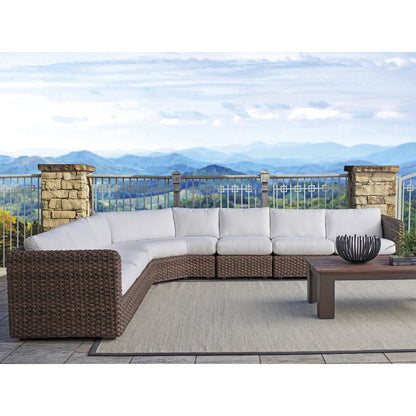 Kilimanjaro Sectional Sofa by Tommy Bahama Outdoor in tobacco. Made from unique in a unique style.