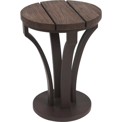 Kilimanjaro Accent Table by Tommy Bahama Outdoor in tobacco. Made from unique in a unique style.