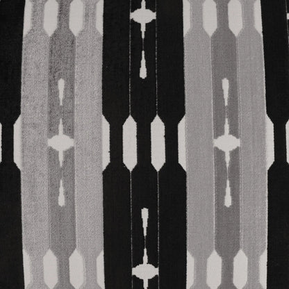 Industrious Pillow by DV Kap Home in grey, black. Made from 60% rayon, 40% polyester in a transitional style.