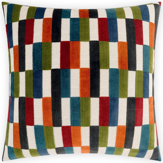 Mod Pop Pillow by DV Kap Home. Made from 60% rayon, 40% polyester in a unique style.