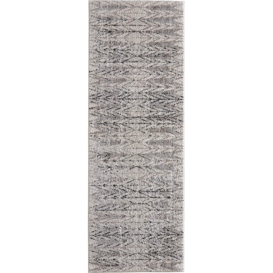 Vancouver Geometric Rug - VNR39NTF by Feizy in ivory, tan, brown. Made from polypropylene, polyester in a unique style.