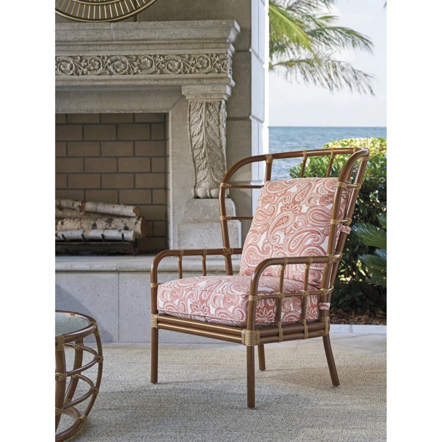 004 SI-2242618 | Lifestyle | Sandpiper Bay Wing Chair by Tommy Bahama Outdoor. Made from unique in a rustic style.