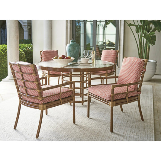 Sandpiper Bay Outdoor Round Dining Table by Tommy Bahama Outdoor in natural. Made from unique in a unique style.