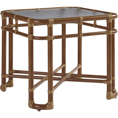 Sandpiper Bay Square End Table by Tommy Bahama Outdoor in natural. Made from unique in a rustic style.