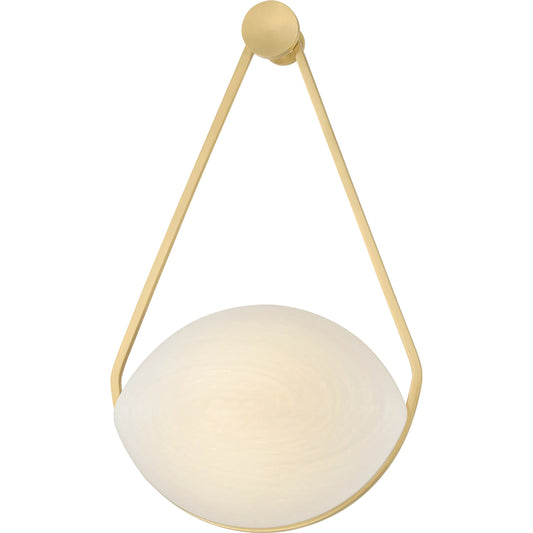 Blaina Wall Sconce by Hudson Valley in aged brass. Made from steel in a unique style.