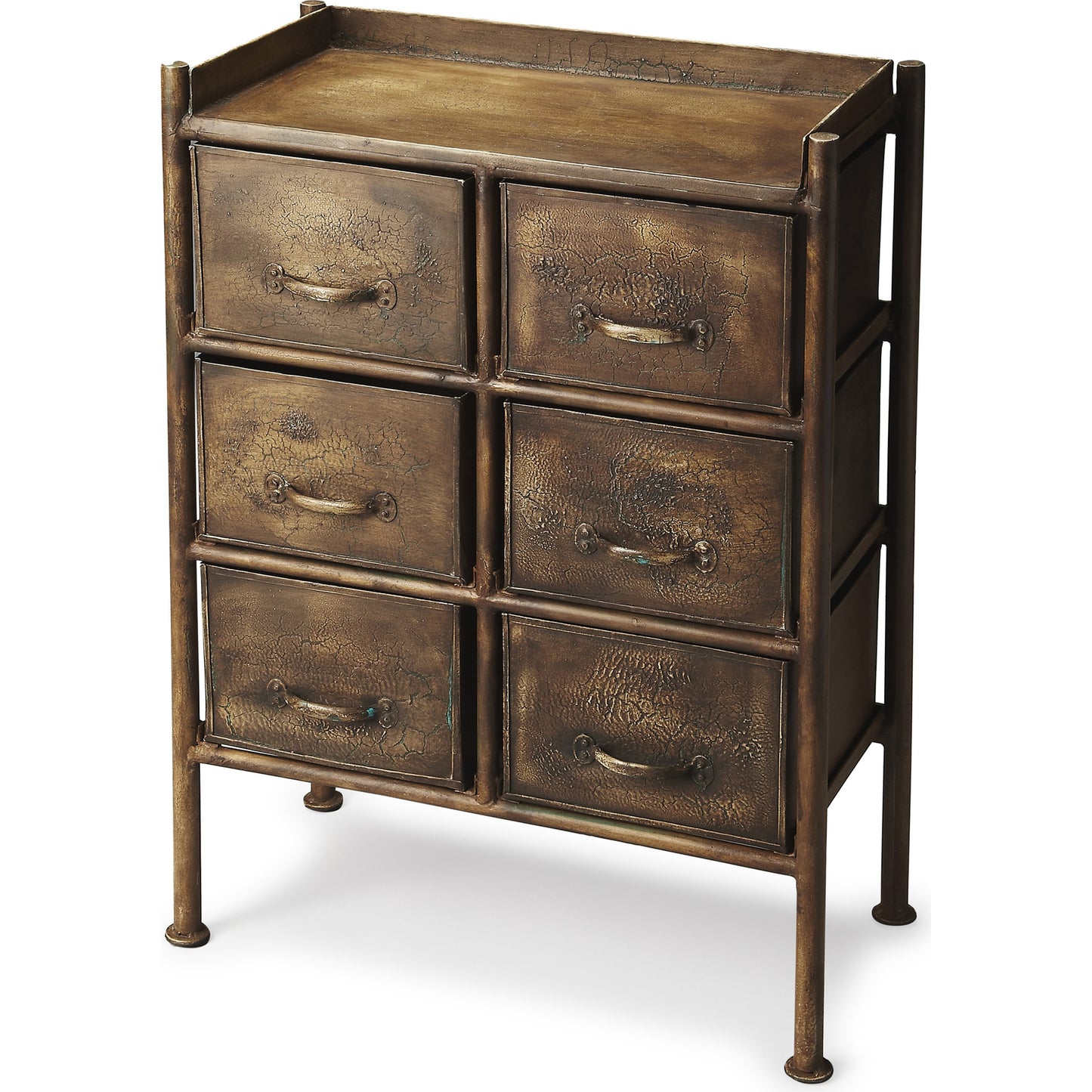 001 O-BUTLER-3368025 | Primary Silo | Cameron Chest by Butler Specialty Company in bronze and metalworks. Made from iron in a modern style.