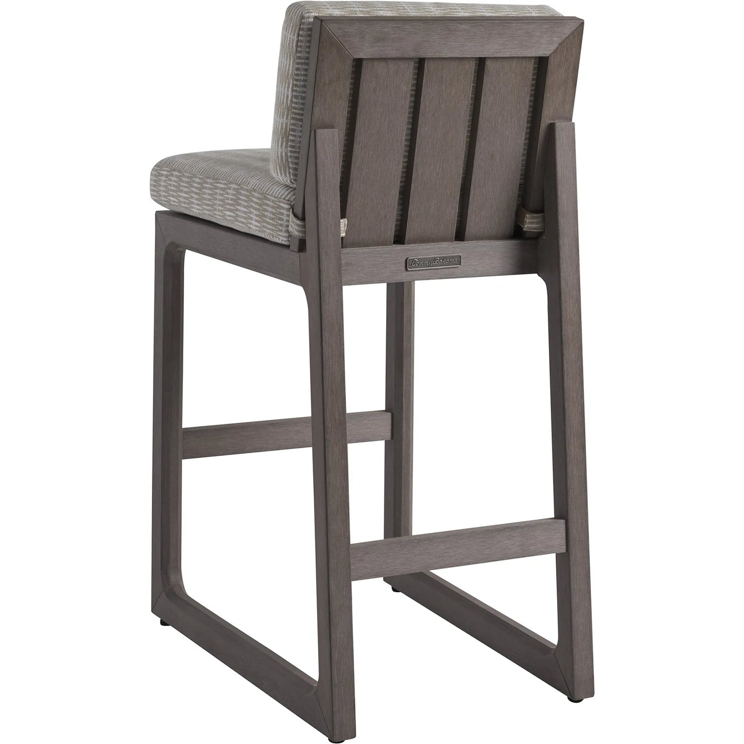 002 SI-2242639 | Additional Silo | Mozambique Bar Stool by Tommy Bahama Outdoor in taupe gray. Made from unique in a modern style.