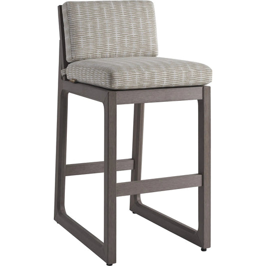 Mozambique Bar Stool by Tommy Bahama Outdoor in taupe gray. Made from unique in a unique style.