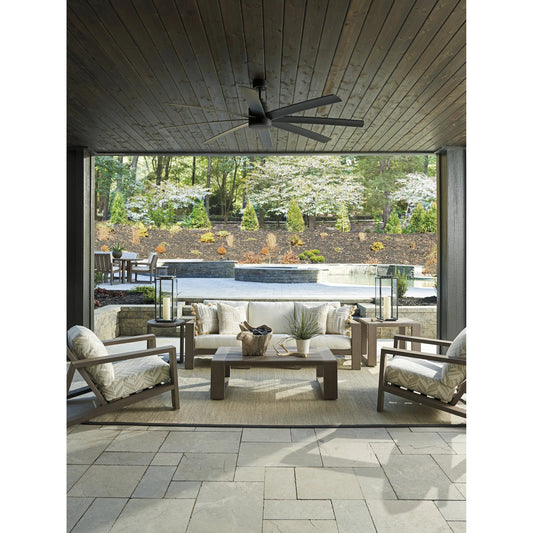 Mozambique Round Side Table by Tommy Bahama Outdoor in taupe gray. Made from unique in a unique style.