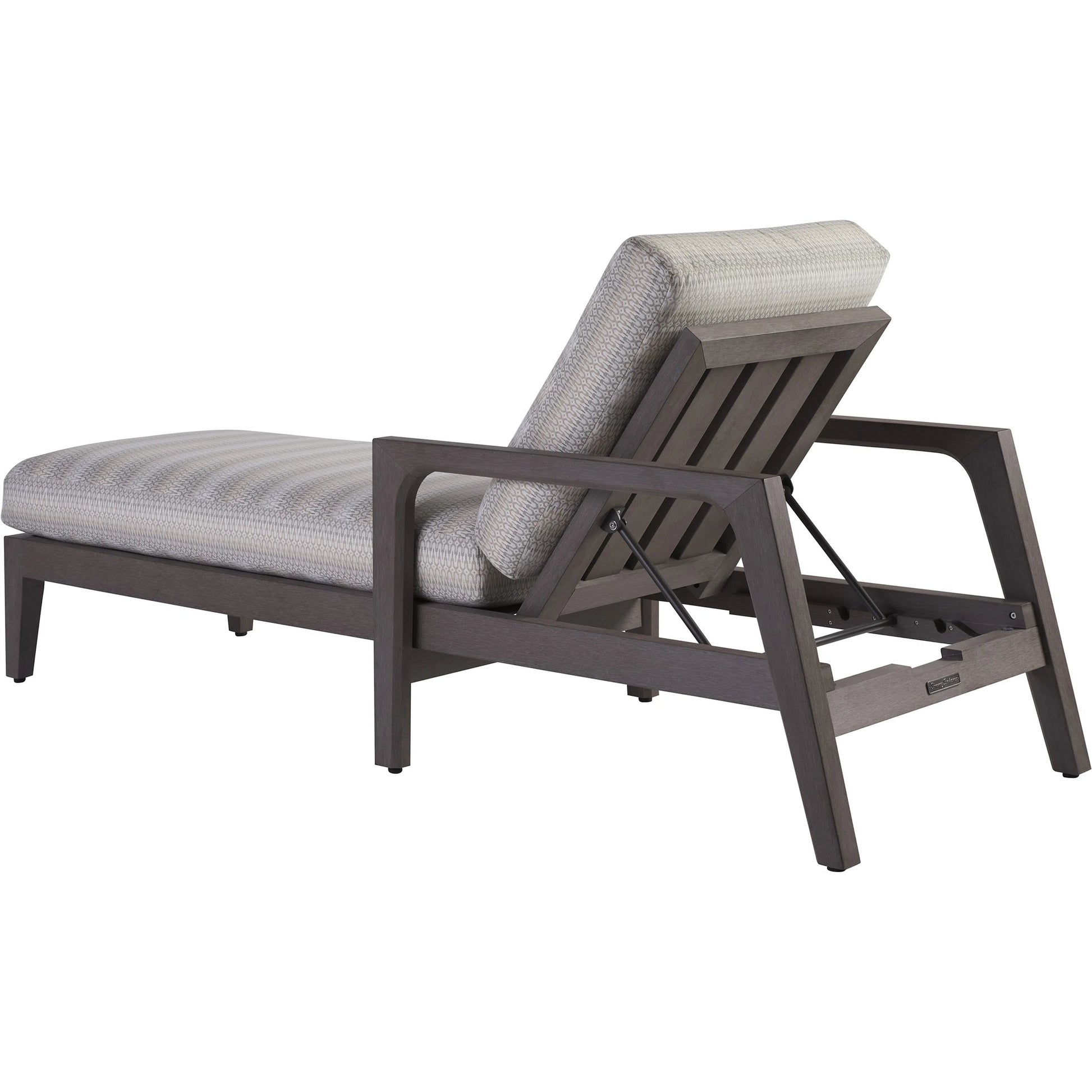 Mozambique Chaise by Tommy Bahama Outdoor in taupe gray. Made from unique in a transitional style.