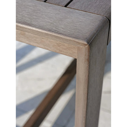 Mozambique Bistro Table by Tommy Bahama Outdoor in taupe gray. Made from unique in a transitional style.