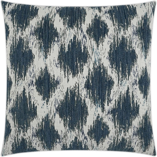 Athena Pillow by DV Kap Home in indigo. Made from 53% cotton, 31% polyester, 13% rayon, 2% olefin in a unique style.