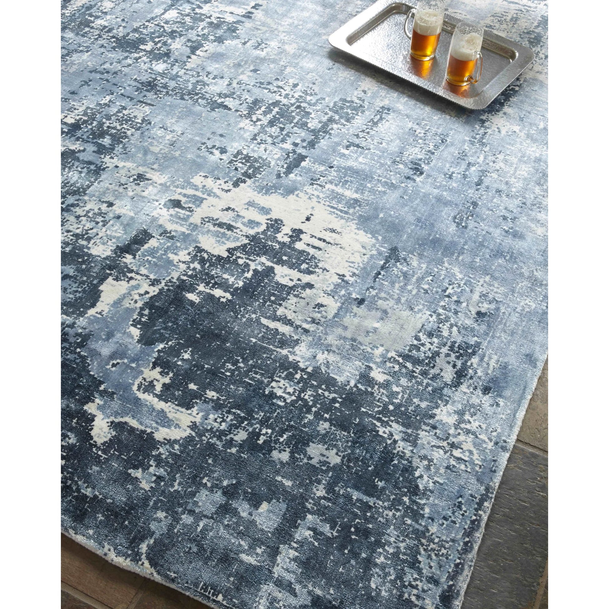 Koda Rug by Exquisite Rugs. Made from bamboo silk in a unique style.