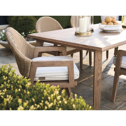 Isle of Palms Stripped Arm Dining Chair by Tommy Bahama Outdoor. Made from unique in a transitional style.